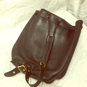 Coach Handbag, large, women’s leather. Black.